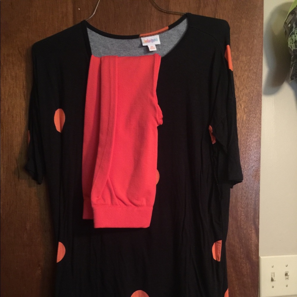 Polka dot lularoe